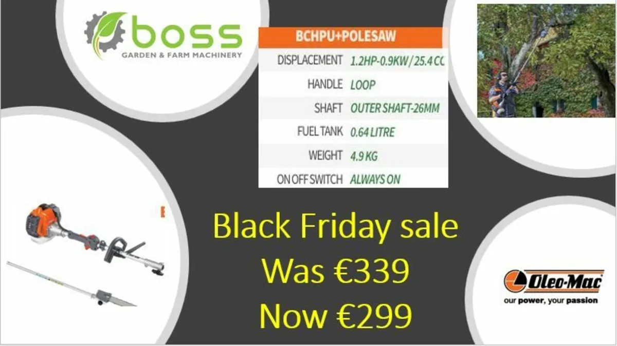 Oleo Mac PoleSaw Black Friday DeaL - Image 1