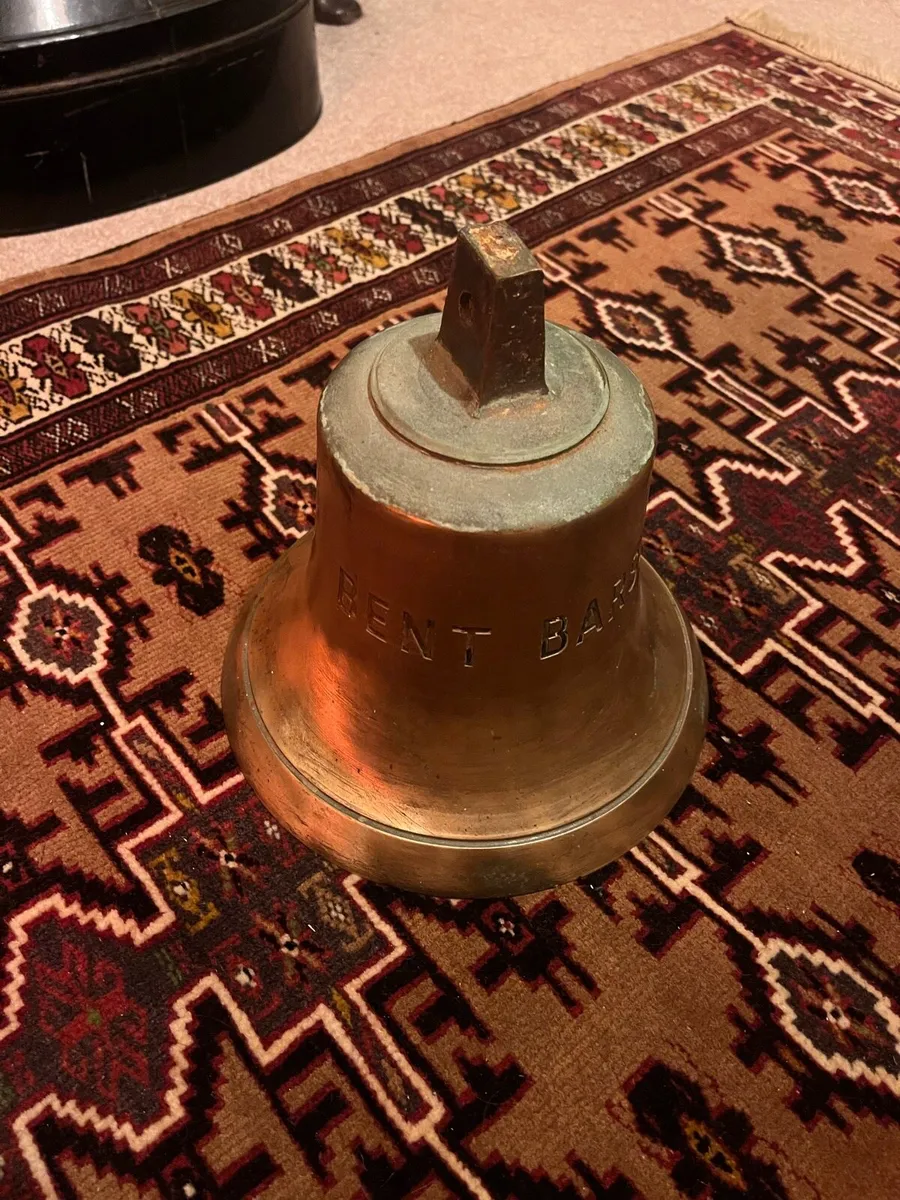 Vintage Genuine Bronze Ships Bell - Image 2