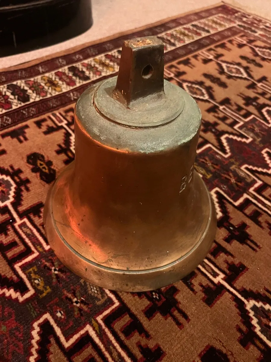 Vintage Genuine Bronze Ships Bell - Image 3