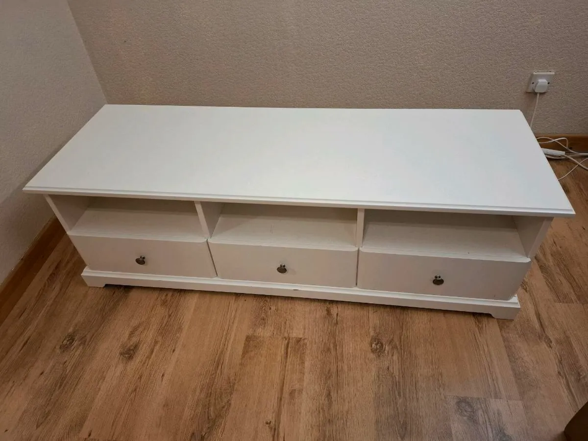 White TV Unit - Image 2