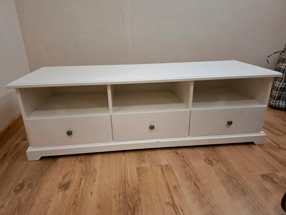 White TV Unit - Image 1