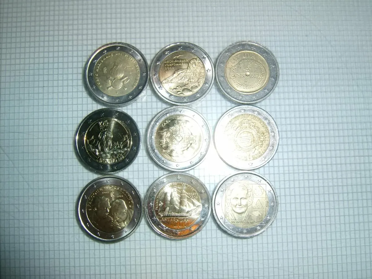 2 euras coins - Image 2