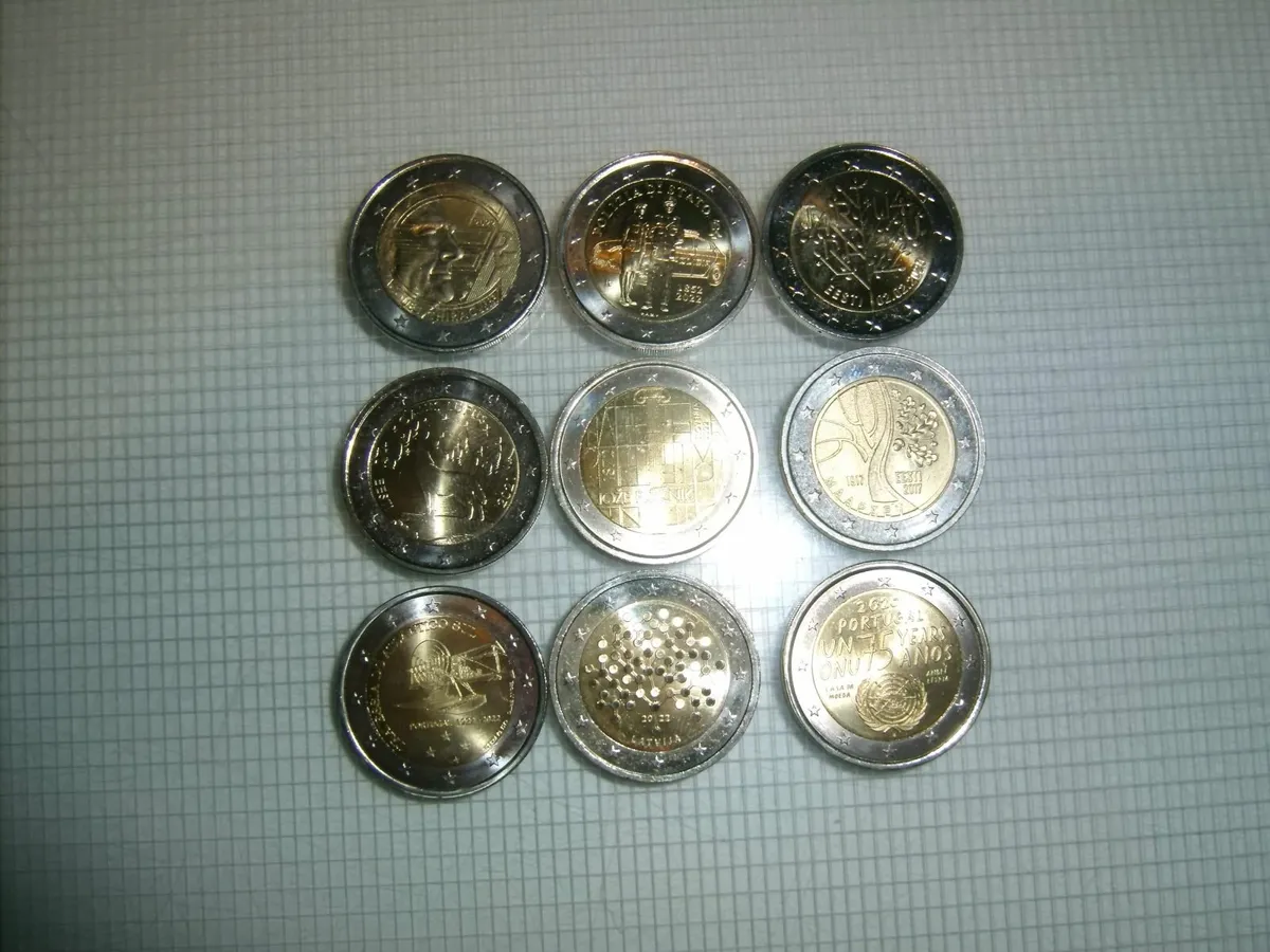 2 euras coins - Image 3