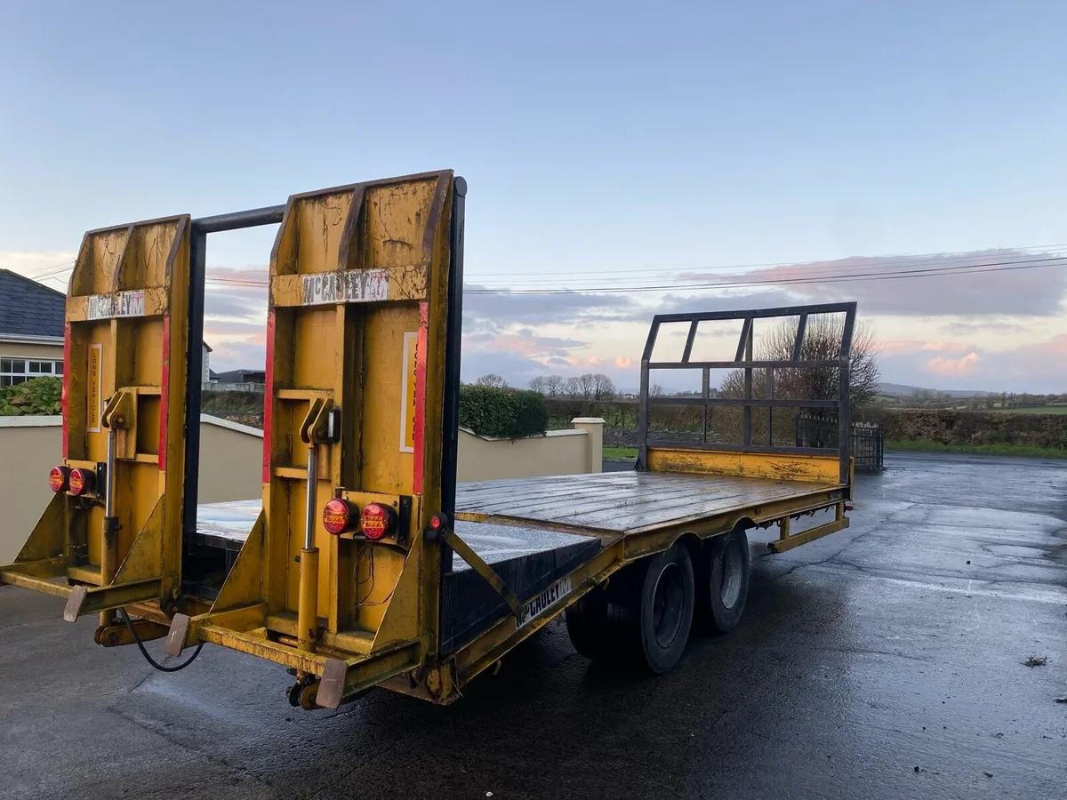 McCauley low loader / bale trailer - Image 1