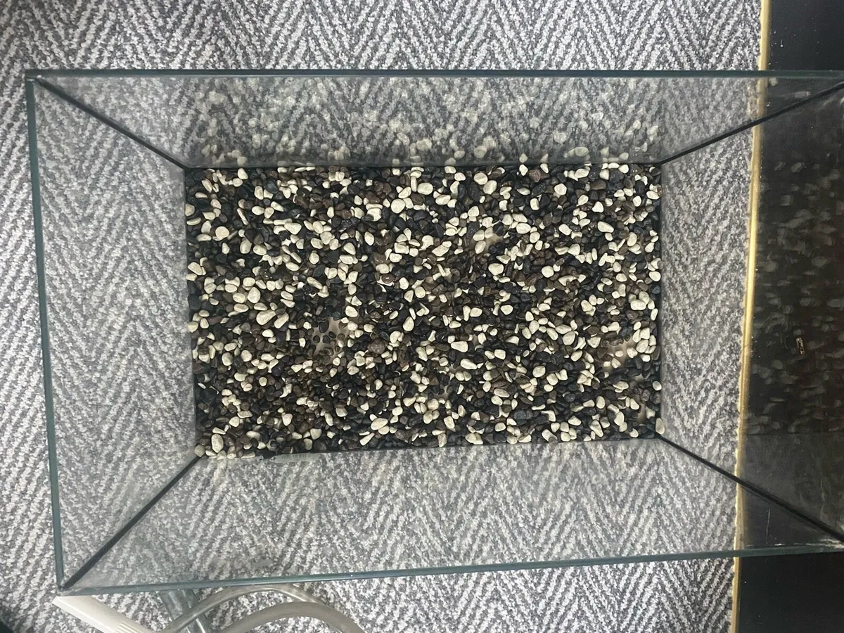 25L FISH TANK - LEDDY BLACK TROPICAL AQUARIUM - Image 3