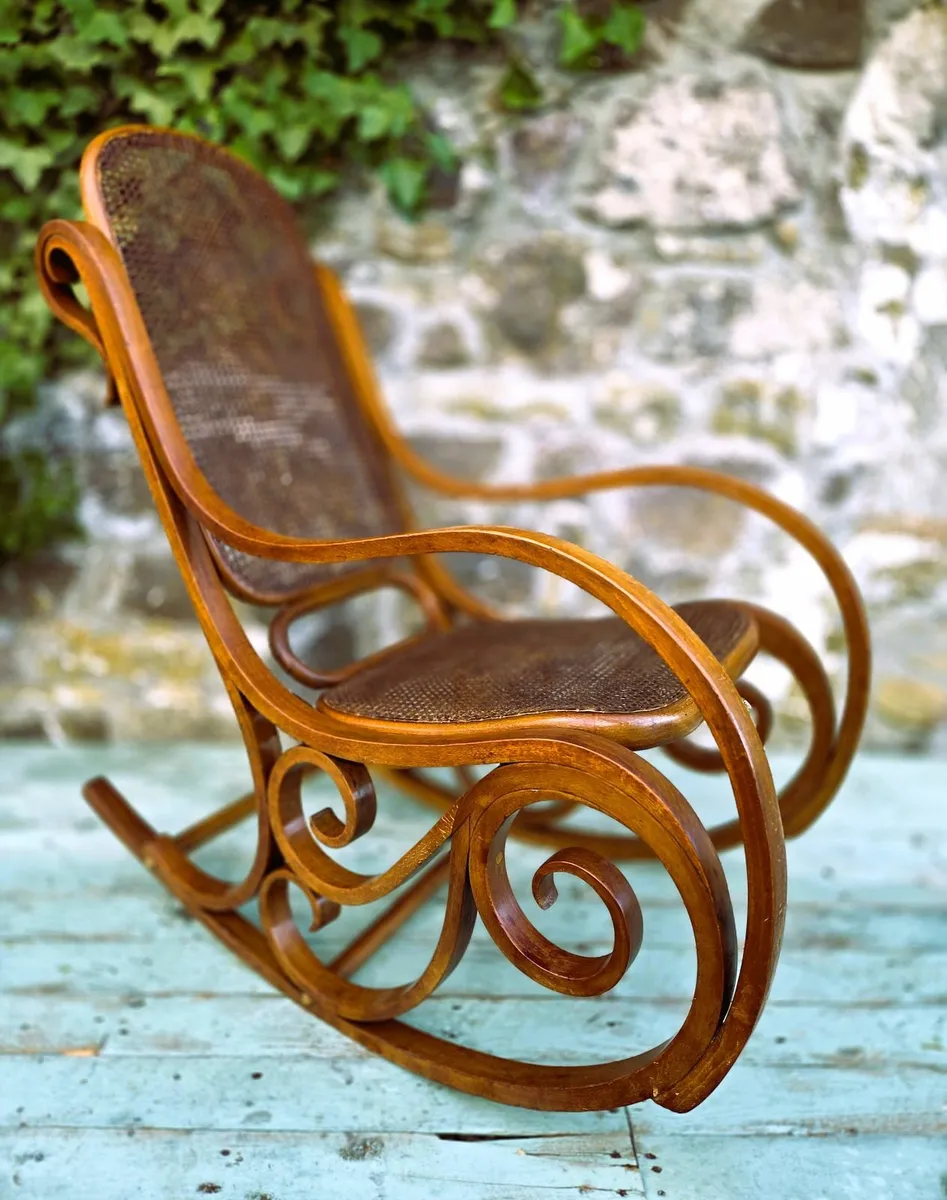 Vintage Bentwood Rocking Chair - Image 1