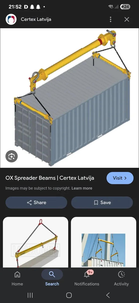 Spredder bar, lifting beam - Image 4