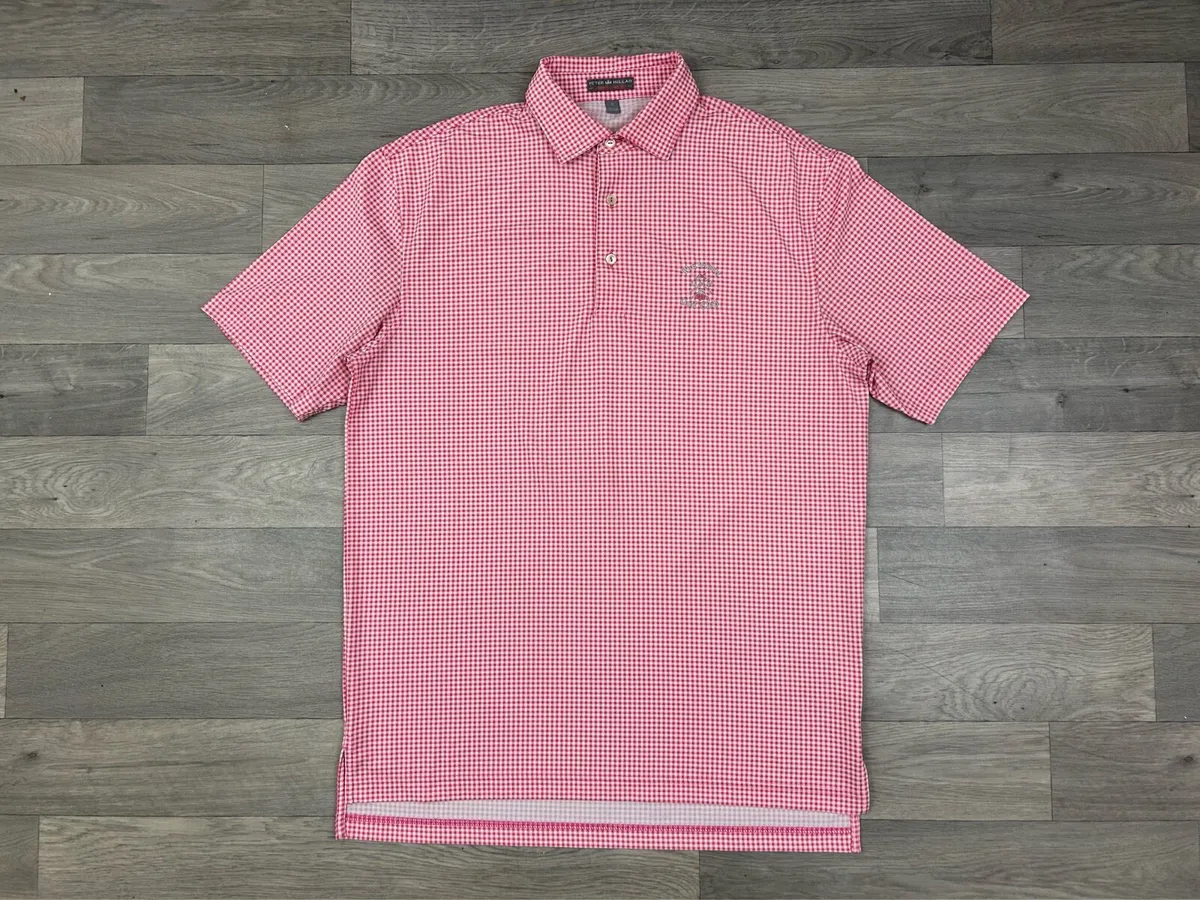 Peter Millar The Island Golf Club Polo Shirt M - Image 1