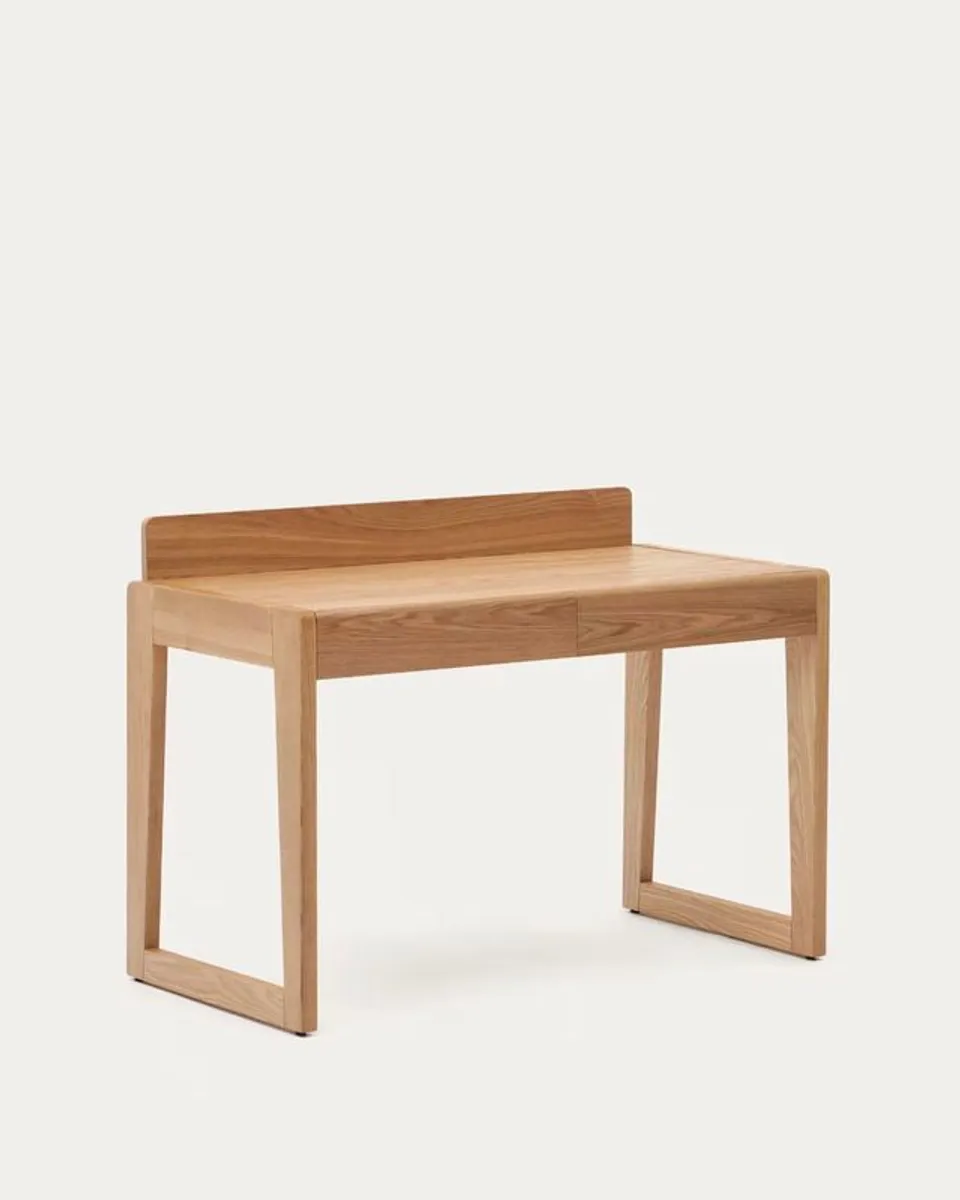 Kave Home Arandu table in solid ash veneer and wood 120 x 60 cm - Image 1
