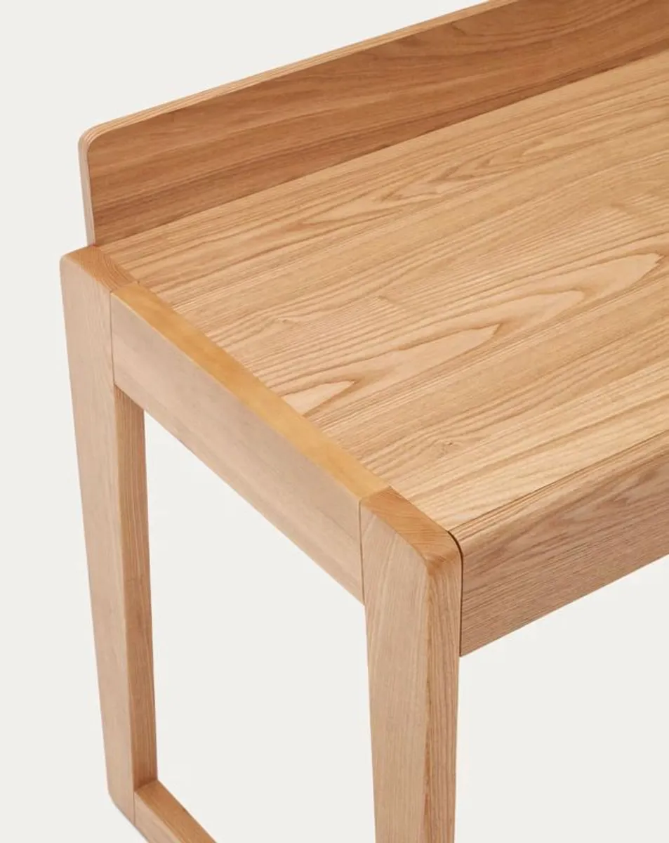 Kave Home Arandu table in solid ash veneer and wood 120 x 60 cm - Image 3