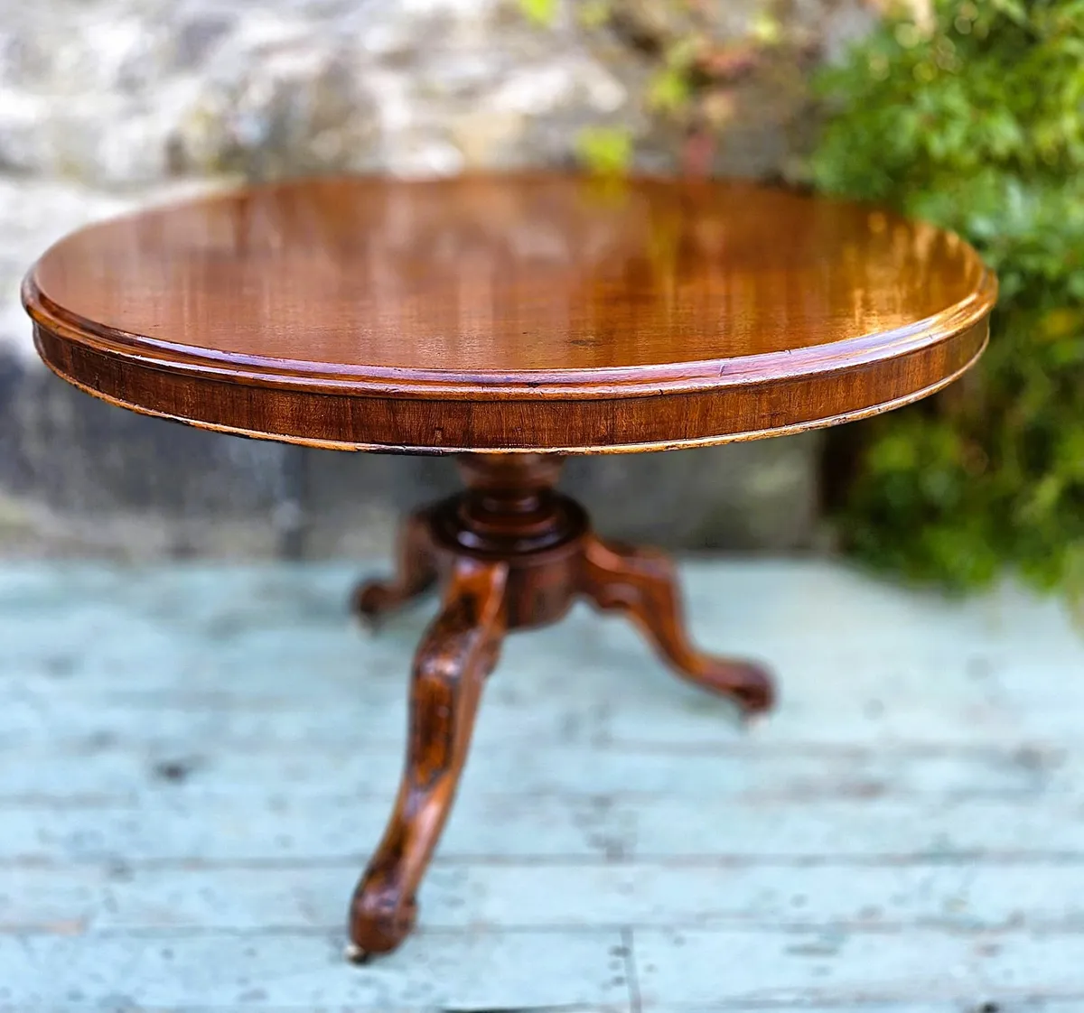 Round Victorian Mahogany Centre Table- Circa 1890 - Image 4
