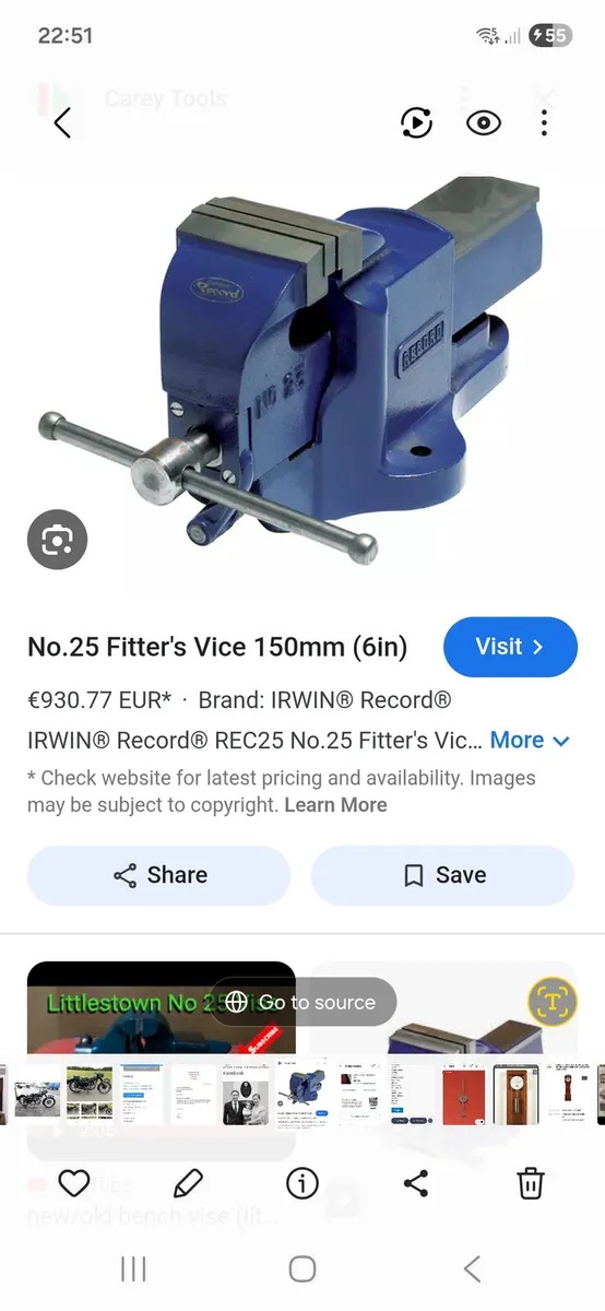 Irwin record no25 vice - Image 2