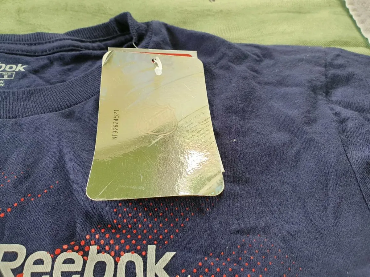 New York Rangers NHL Navy T-Shirt Medium Adult - Image 2