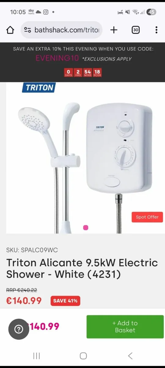 triton electric shower - Image 3