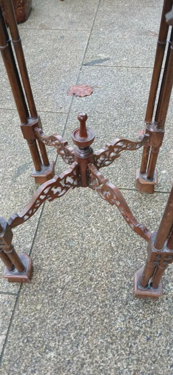 Chinese Chippendale side table - Image 4