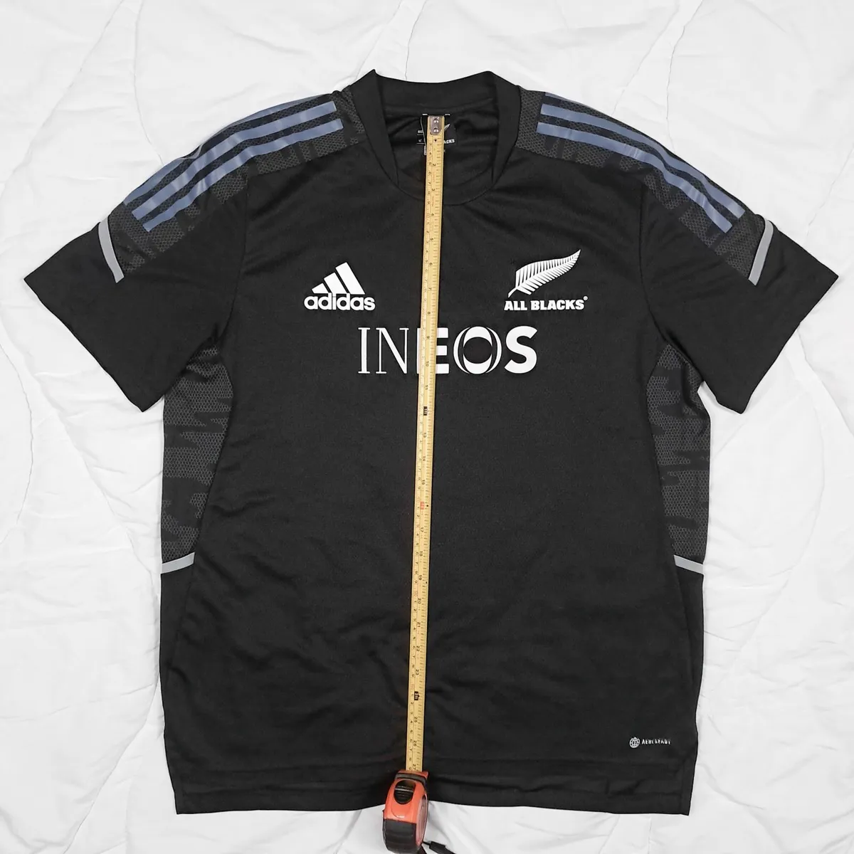 Adidas All Blacks 22 23 Rugby Performance Shirt XL - Image 3