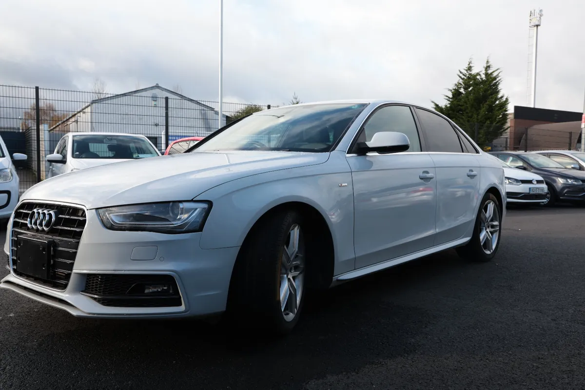 AUDI A4 S-LINE 2014 PEARL WHITE - Image 2