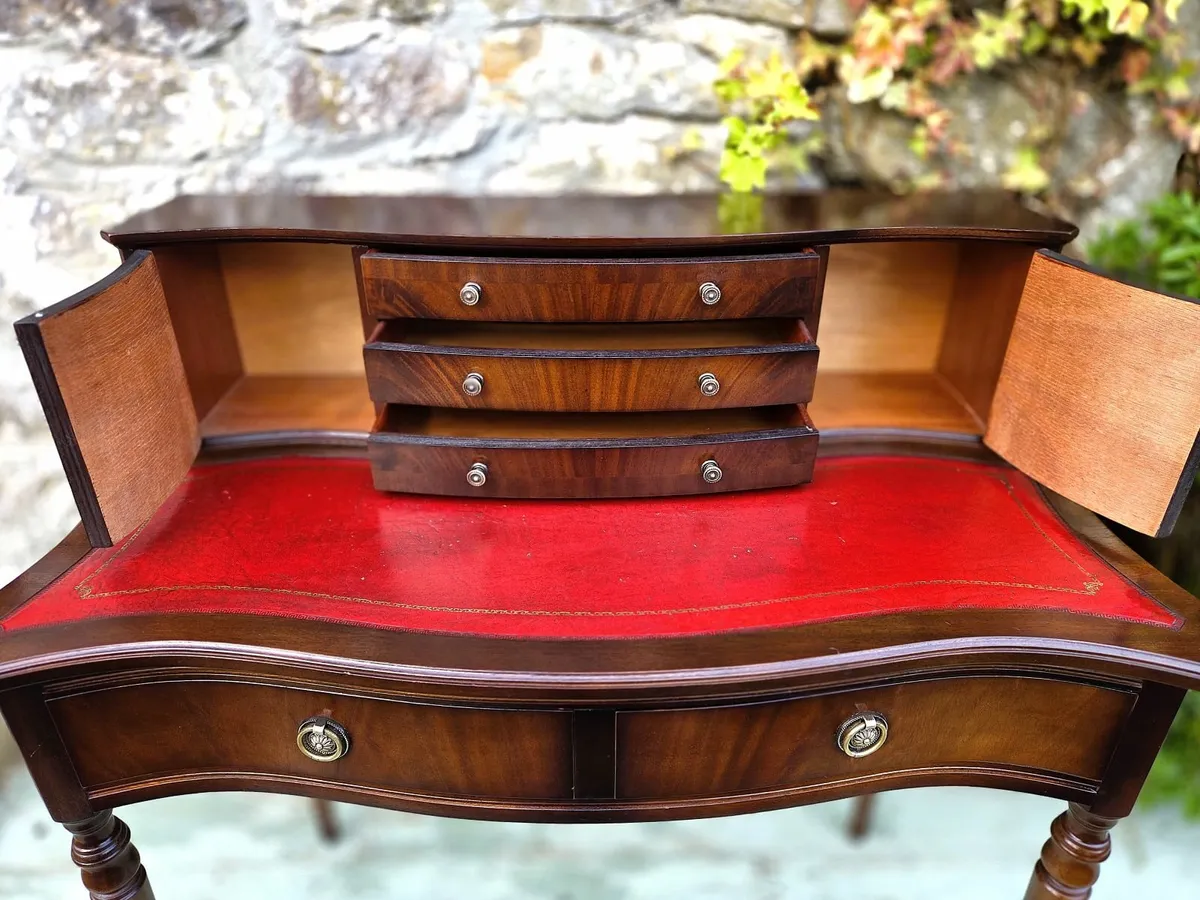 Vintage Mahogany Writing Desk - Image 3
