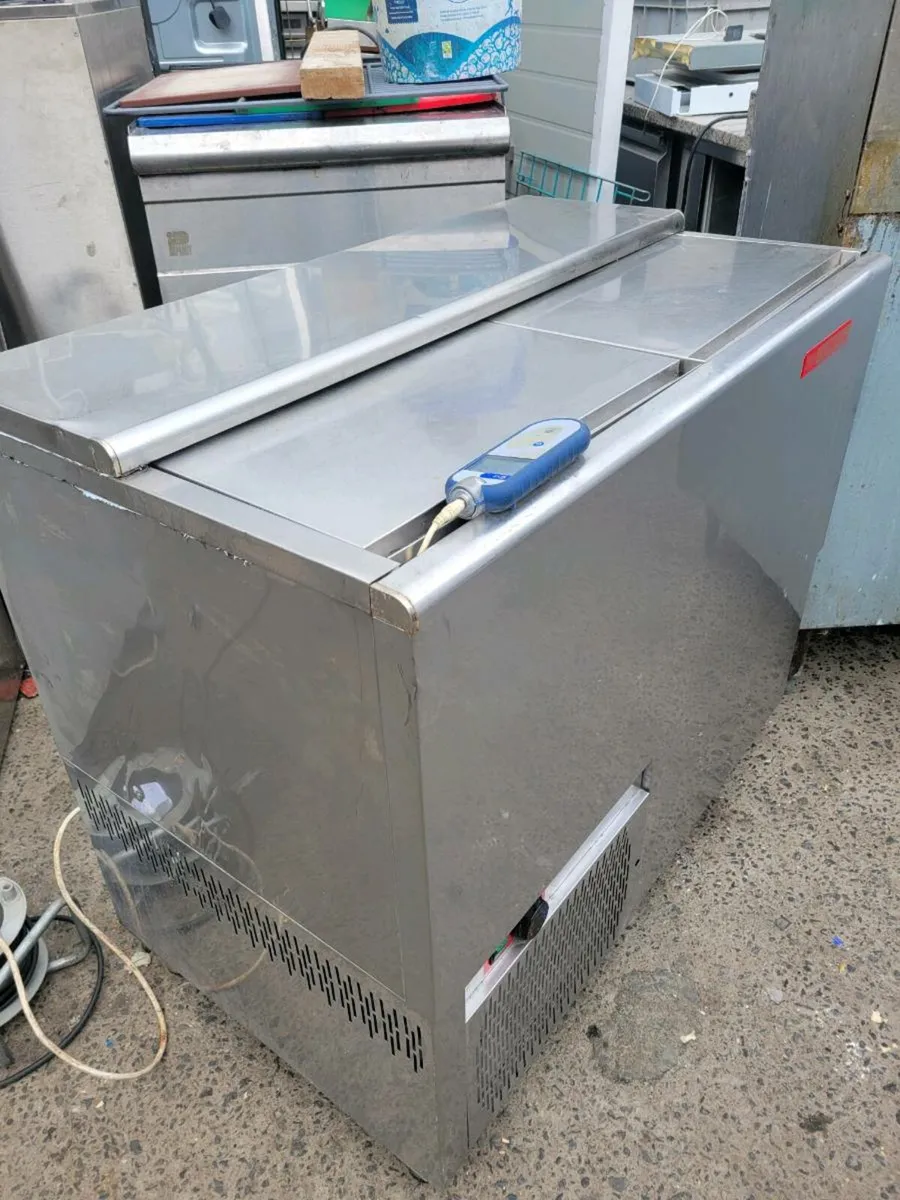 Fridge/Freezer Sliding Top Stainless Steel - Image 2