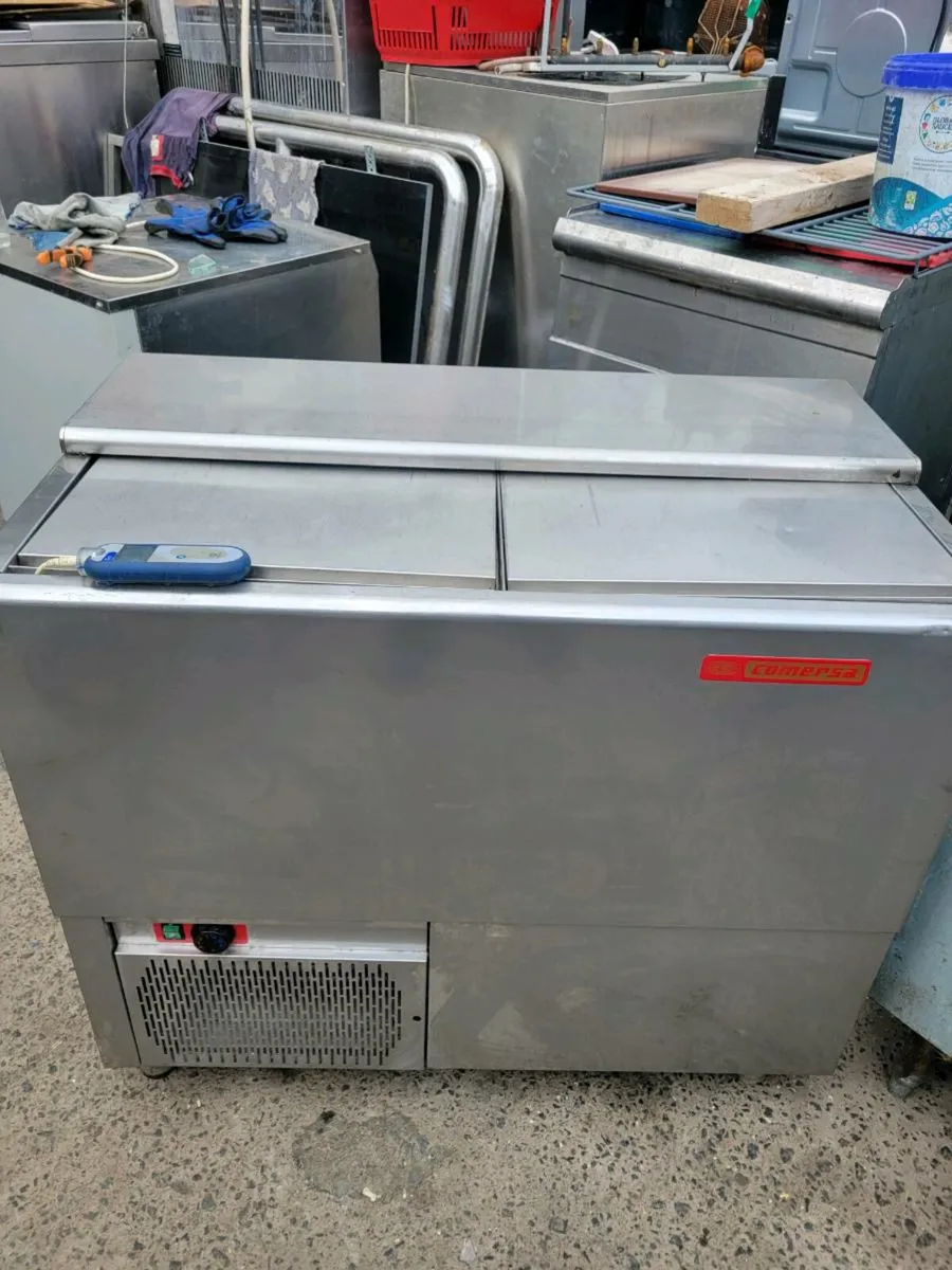 Fridge/Freezer Sliding Top Stainless Steel - Image 3