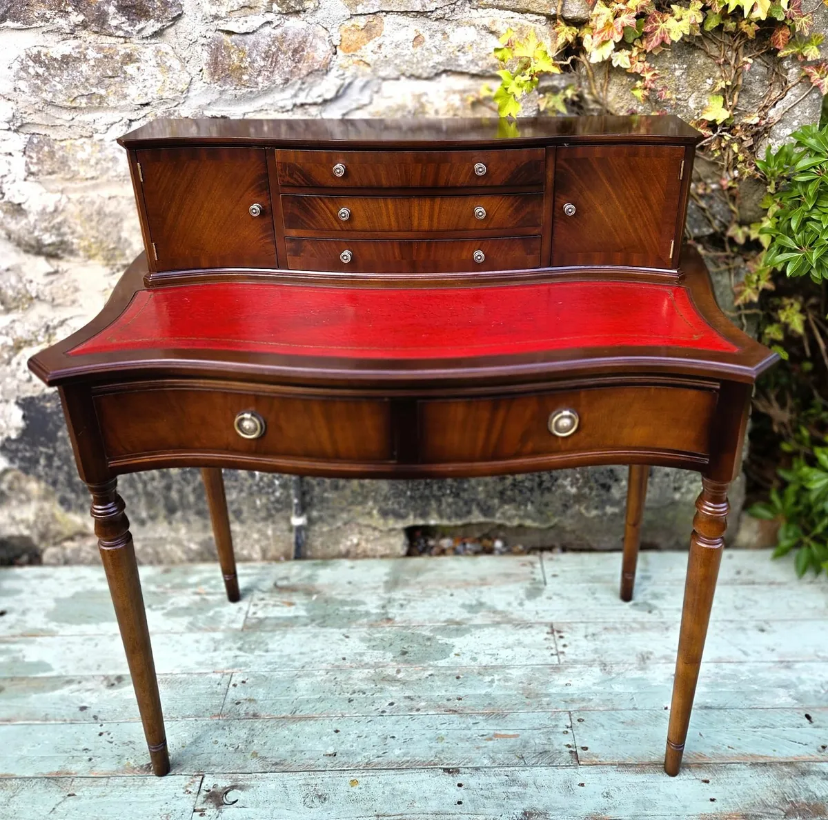 Vintage Mahogany Writing Desk - Image 2