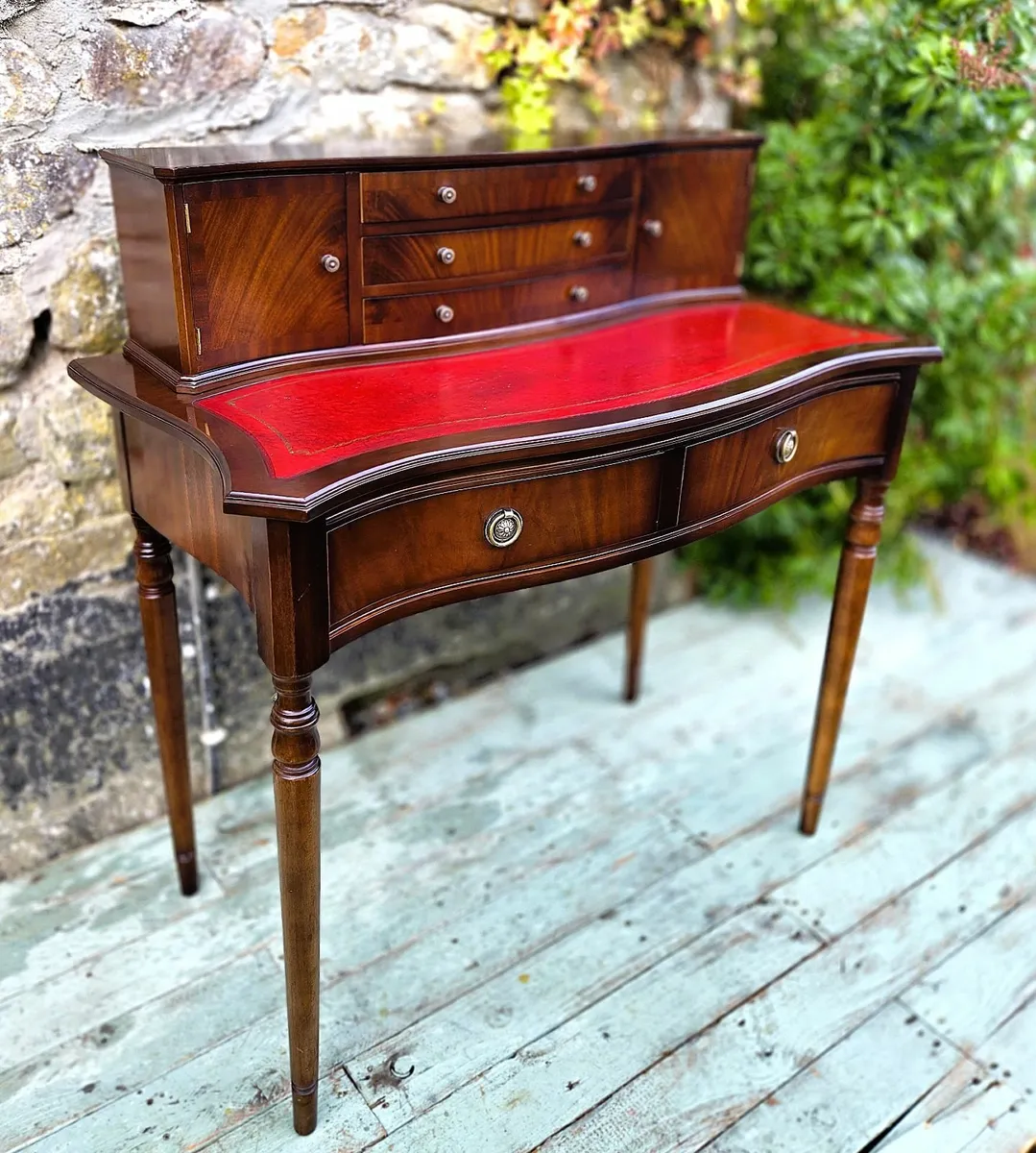 Vintage Mahogany Writing Desk - Image 1