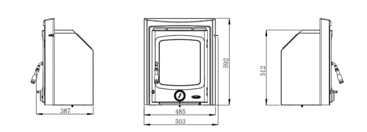 Atlantic Bay insert stove - Image 2
