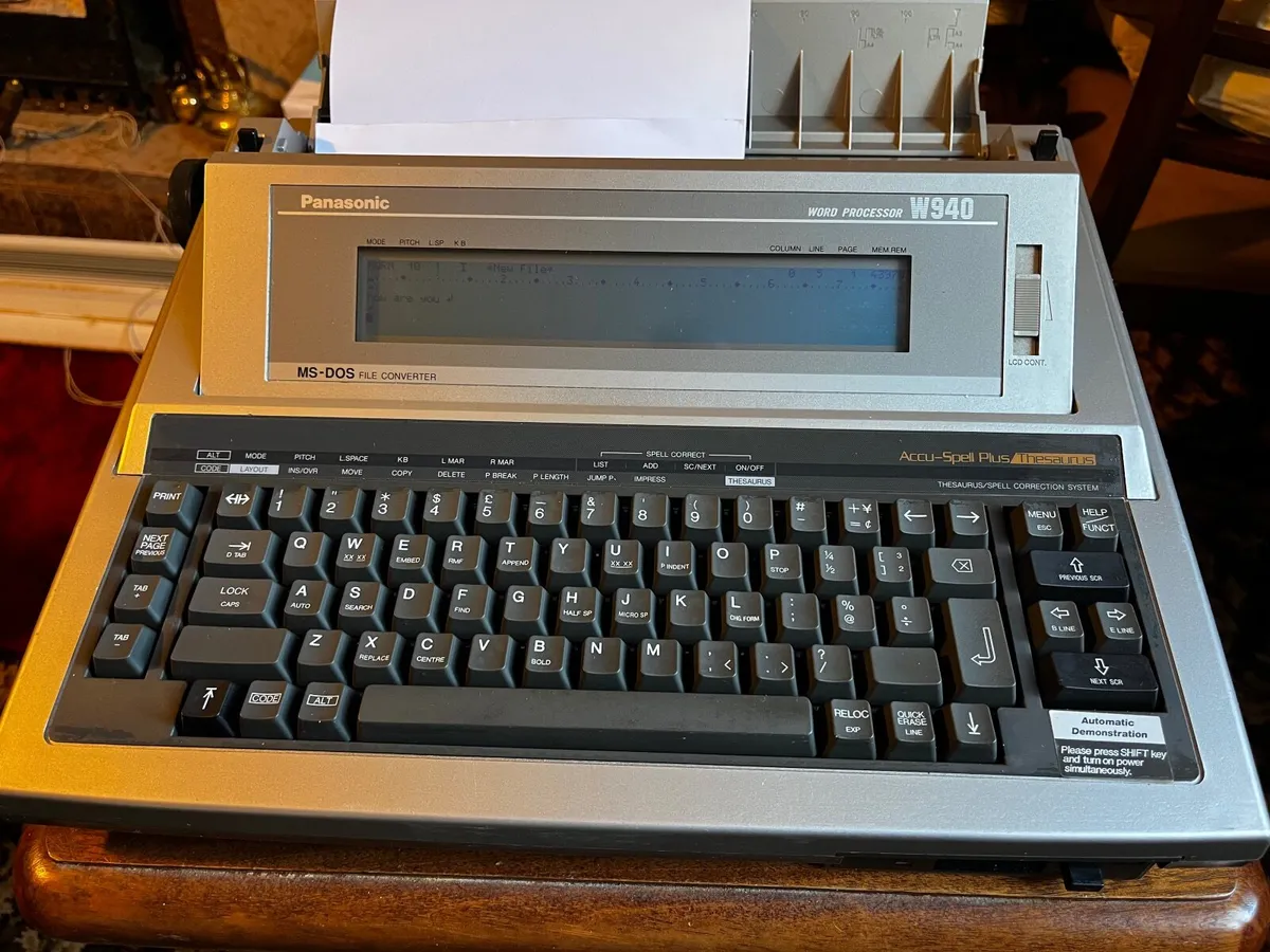 Panasonic W940 Word Processor