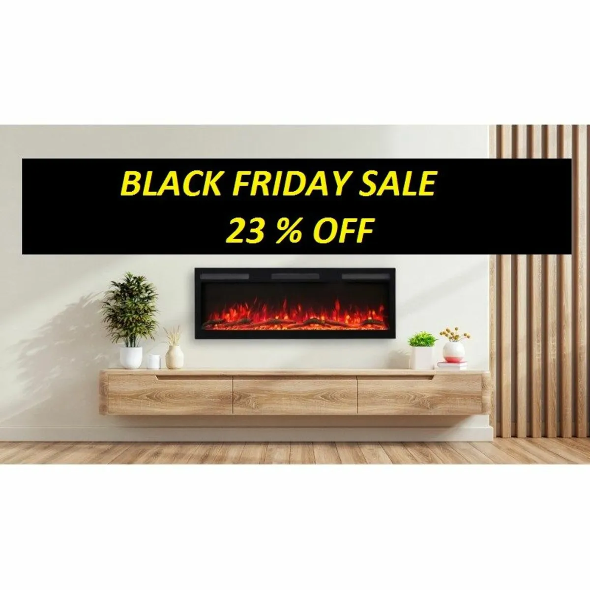 50" SMART Electric fireplace. FREE delivery - Image 1