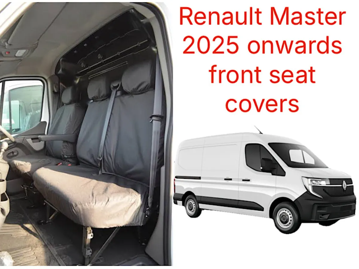Renault Master 2025  Heavy Duty Seat Covers - Image 1