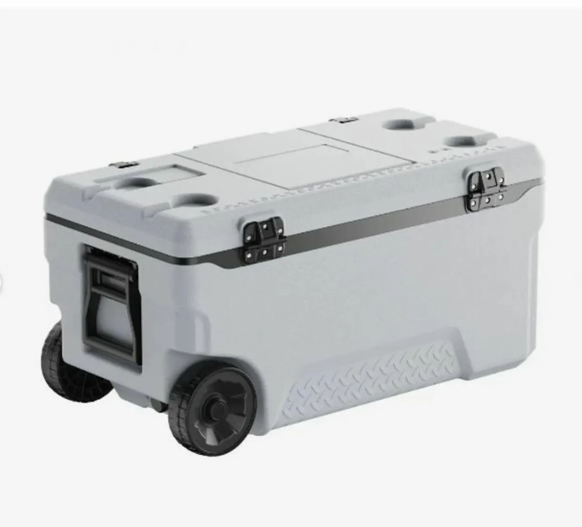 Portable Cooler, 74 QT Wheeled Cooler - Image 4