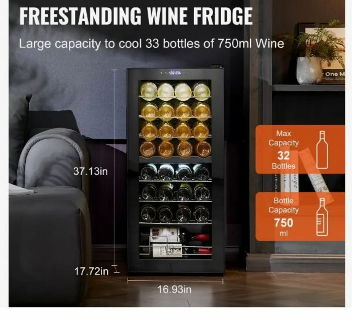 32-Bottle Wine Cooler - Image 2