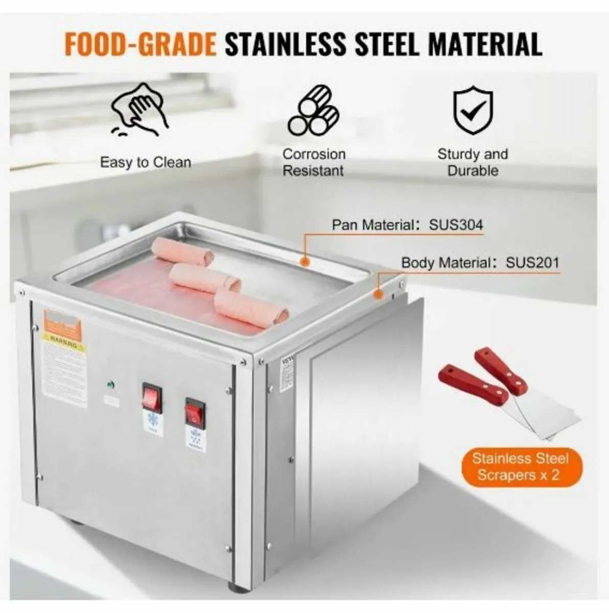 Fried Ice Cream Roll Machine - Image 4