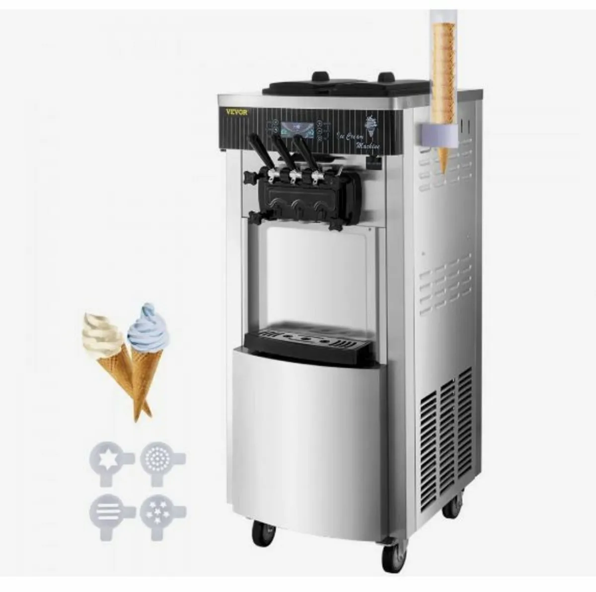 Soft Ice Cream Machine 2200W Commercial - Image 1