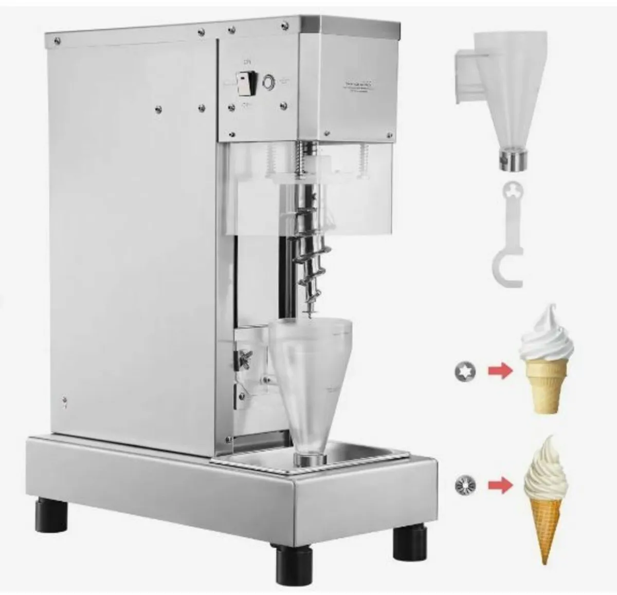 Ice Cream Blender, 750W High-Speed - Image 1