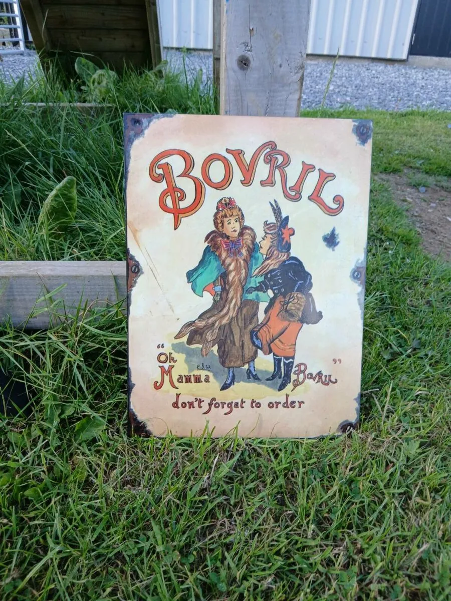 Bovril Tin Sign