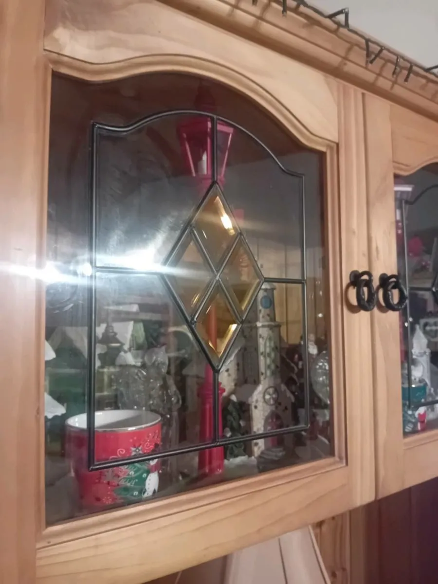 Mexican pine tv unit display cabinet - Image 2