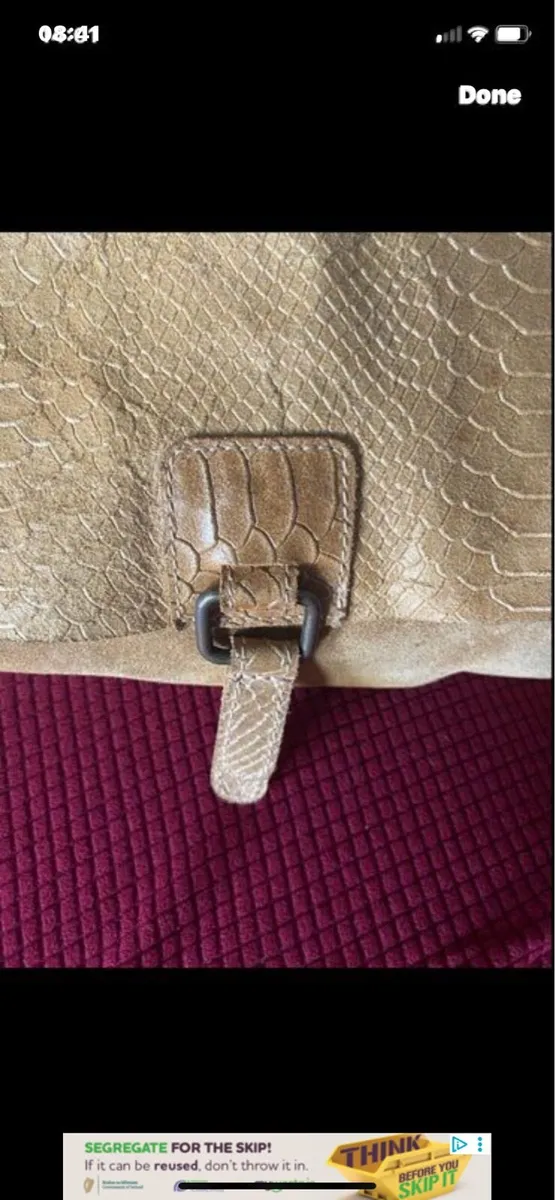 Leather Shoulder Bag - Image 3