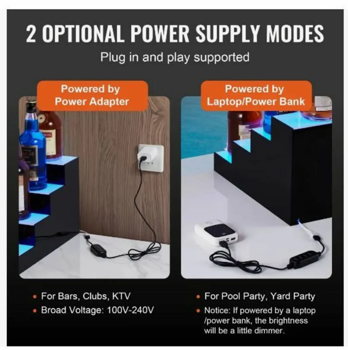 LED Lighted Liquor Bottle Display - Image 3