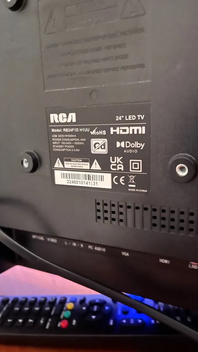 RCA 24 inch tv HD LED Tv- perfect condition 2022 - Image 3