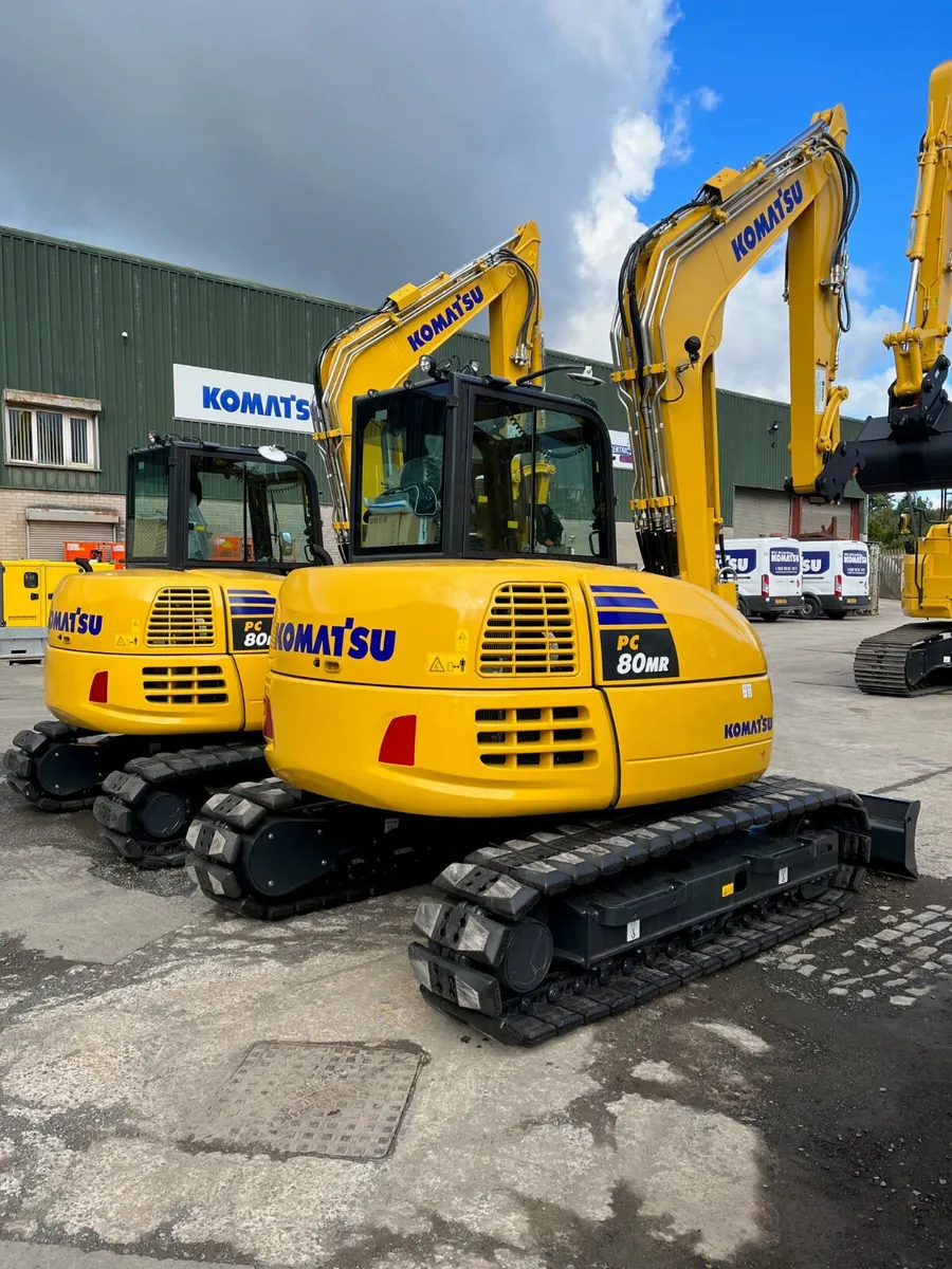 New Komatsu PC80MR-5E0 Excavators