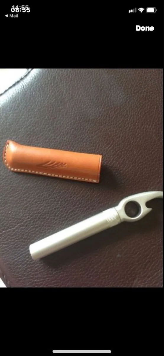Corkscrew & Bottle Opener in Leather Case - Image 3