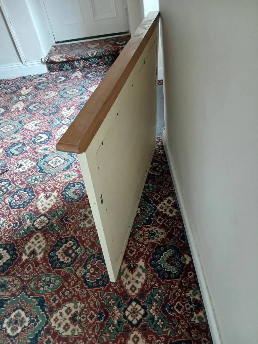 Large 1 meter modern distressed  mirror - Image 2