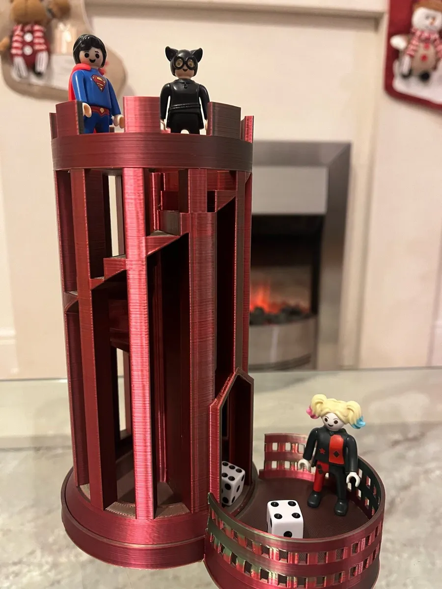 Rolling dice tower 19x16cm - Image 1