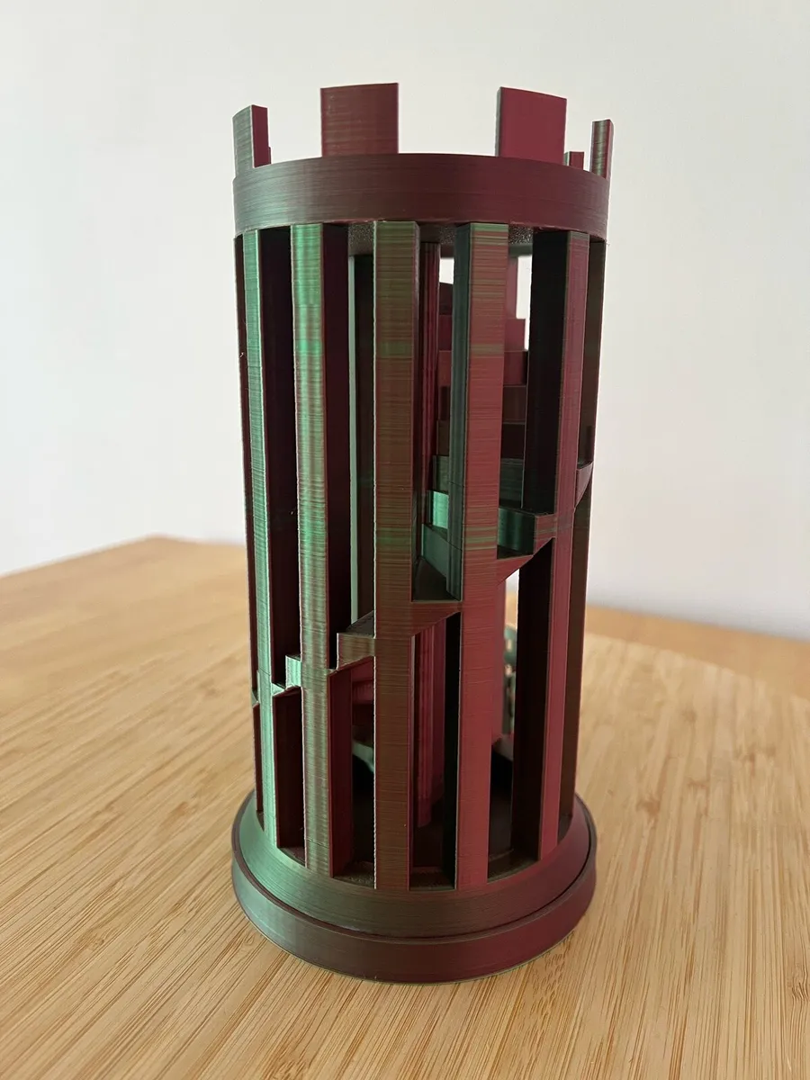 Rolling dice tower 19x16cm - Image 2