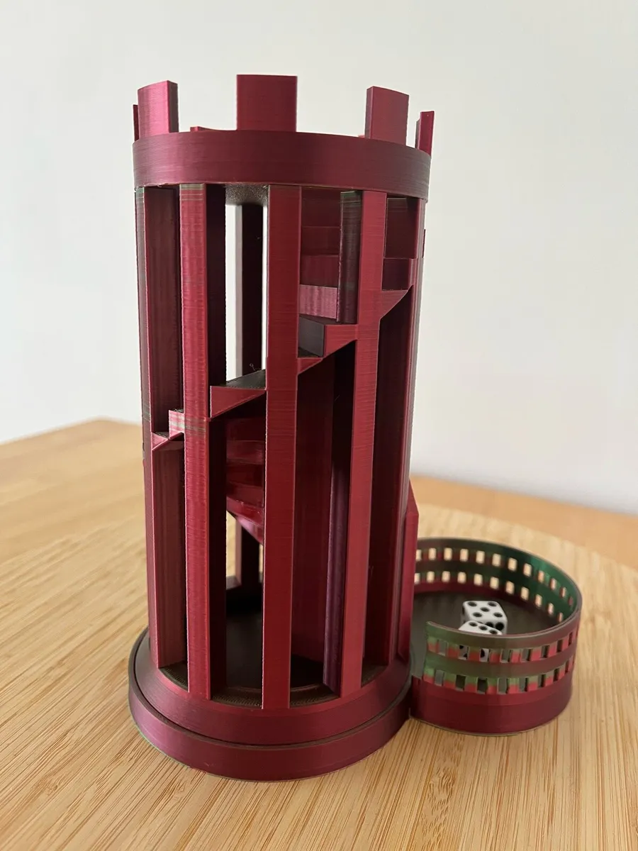 Rolling dice tower 19x16cm - Image 3
