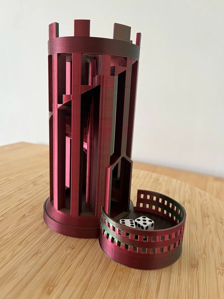 Rolling dice tower 19x16cm - Image 4