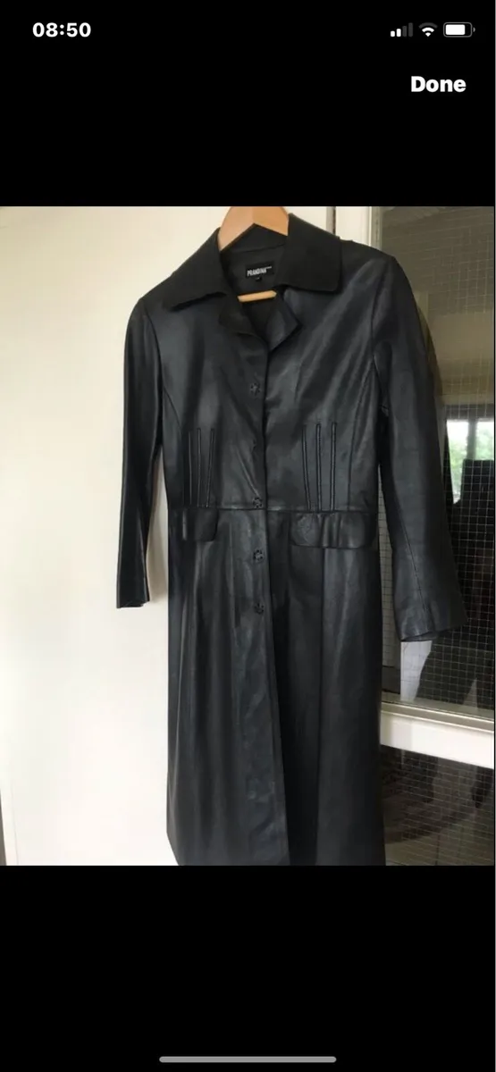 Ladies Leather Coat - Image 1