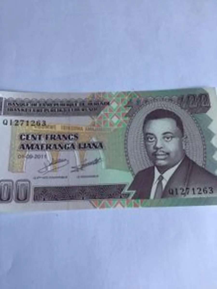 Burundi Banknote - 100 Francs