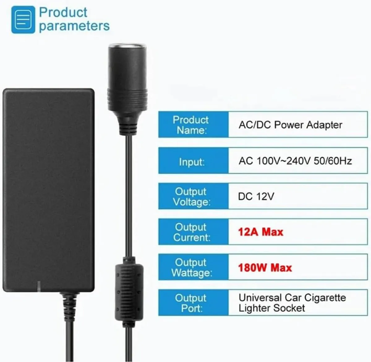 15A Power Supply Adapter  For Diesel Heater - Image 3